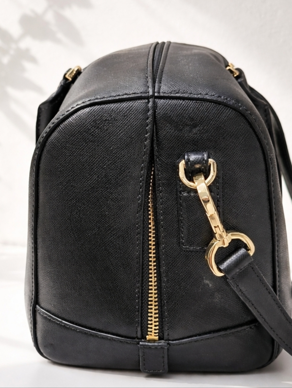 Tory Burch Robinson Stripe Dome Satchel - Picture 4 of 10
